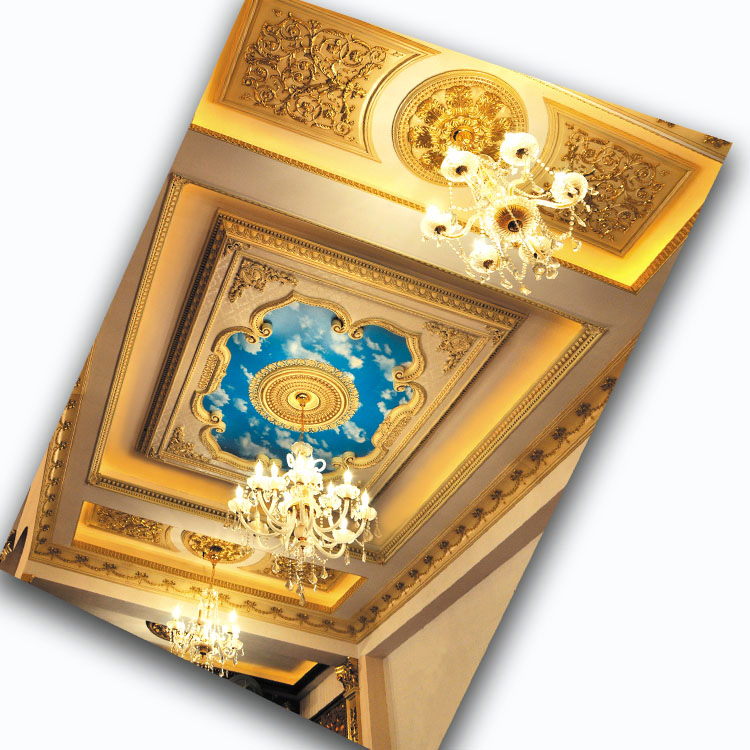 Banruo Artistic Ceiling Classic Design Square Art Ceiling