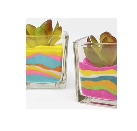 Factory Producing Children's Painting DIY Decorative Colored Sand for Potted Decoration