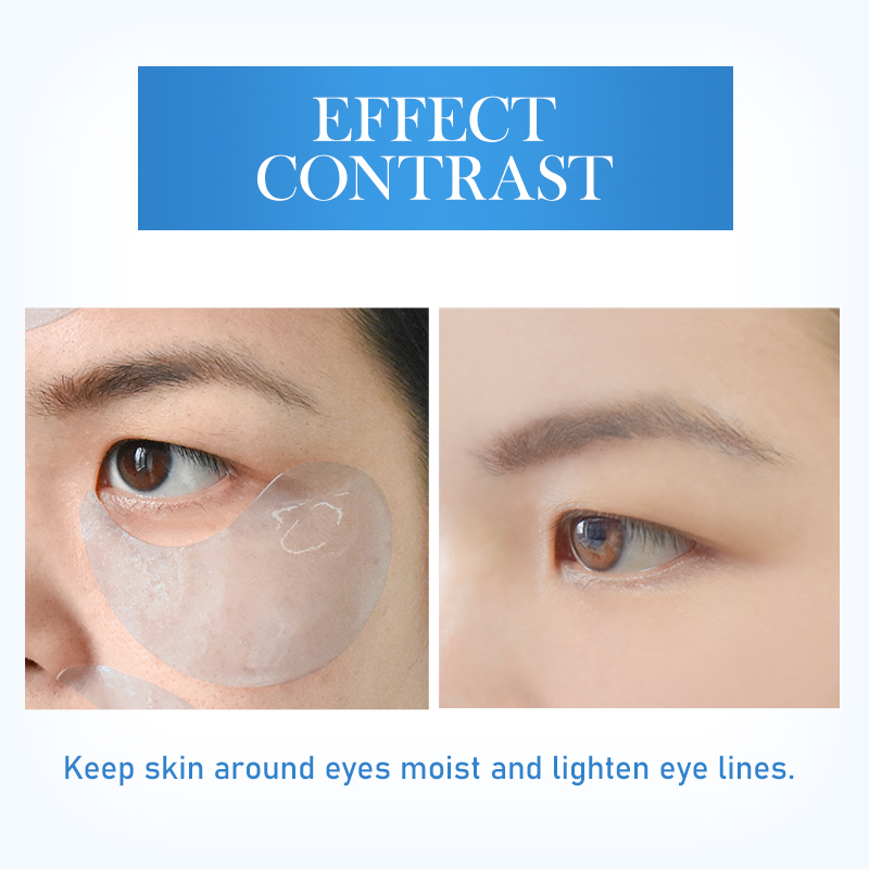 Hot Selling Eye Care Moisturizing Texture Hydrating Serum Blue Collagen Eye Mask