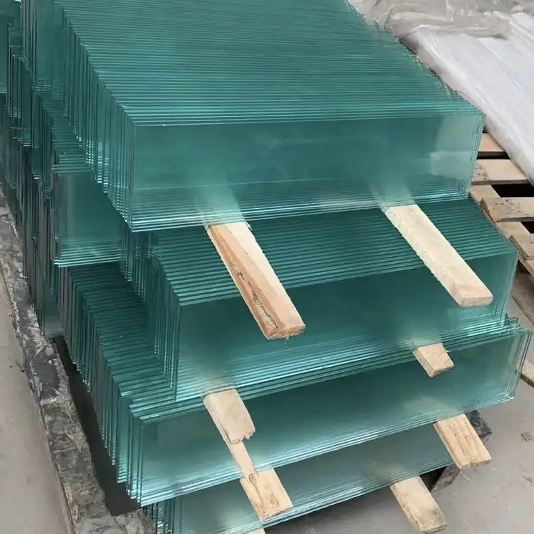 Thick Clear Flat Tempered Toughened Glass for Shower Room Ultra Clear Glass