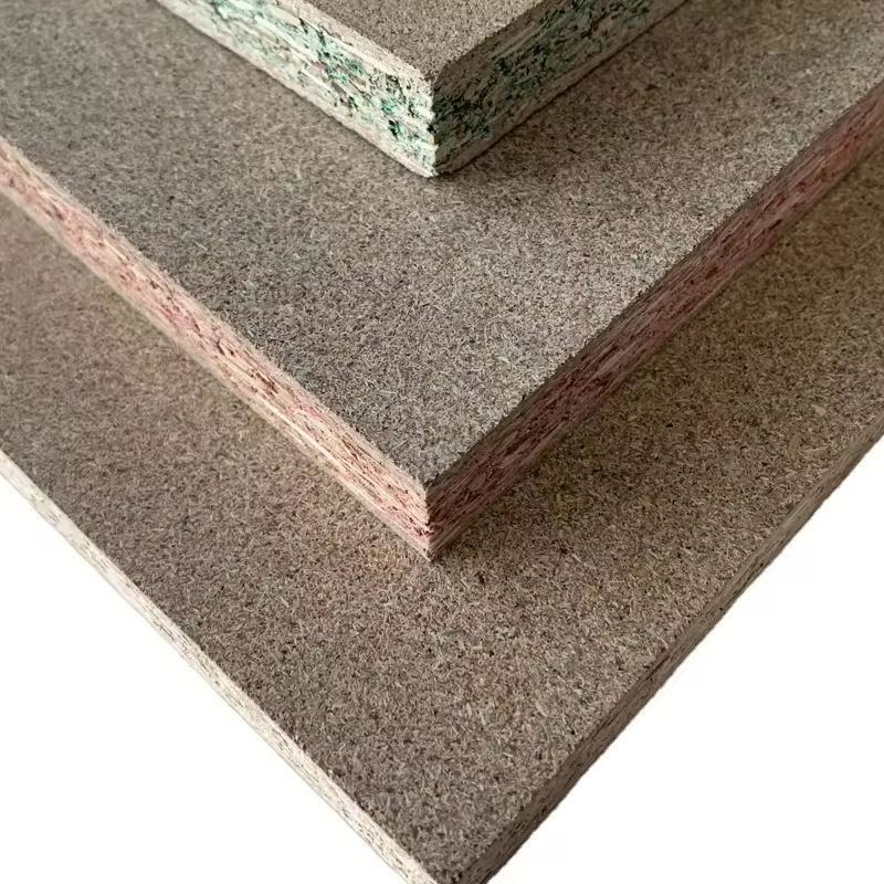 Good Price 1220*2440 18mm E1 Grade Plain Raw Particle Board for Cabinet Core