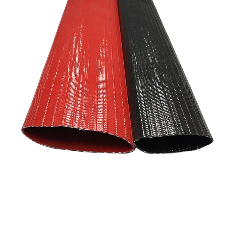 Manufactures Flexible TPU Water Pump Discharge Layflat Hose Pipe with Irrigation Fitting