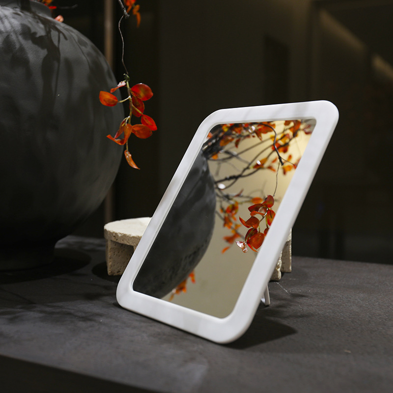 Internet Celebrity LED Intelligent Fill Light Desktop Portable Folding Makeup Mirror