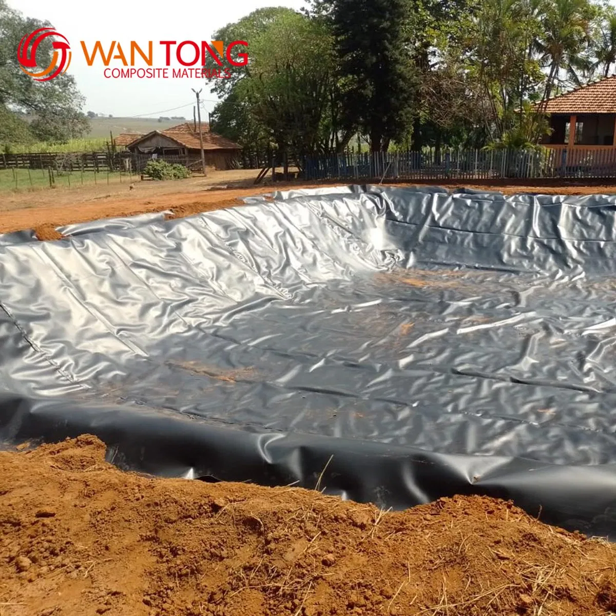 0.75mm 0.4mm PVC Geomembrane for Landfill Dam Liner 100% Virgin Material