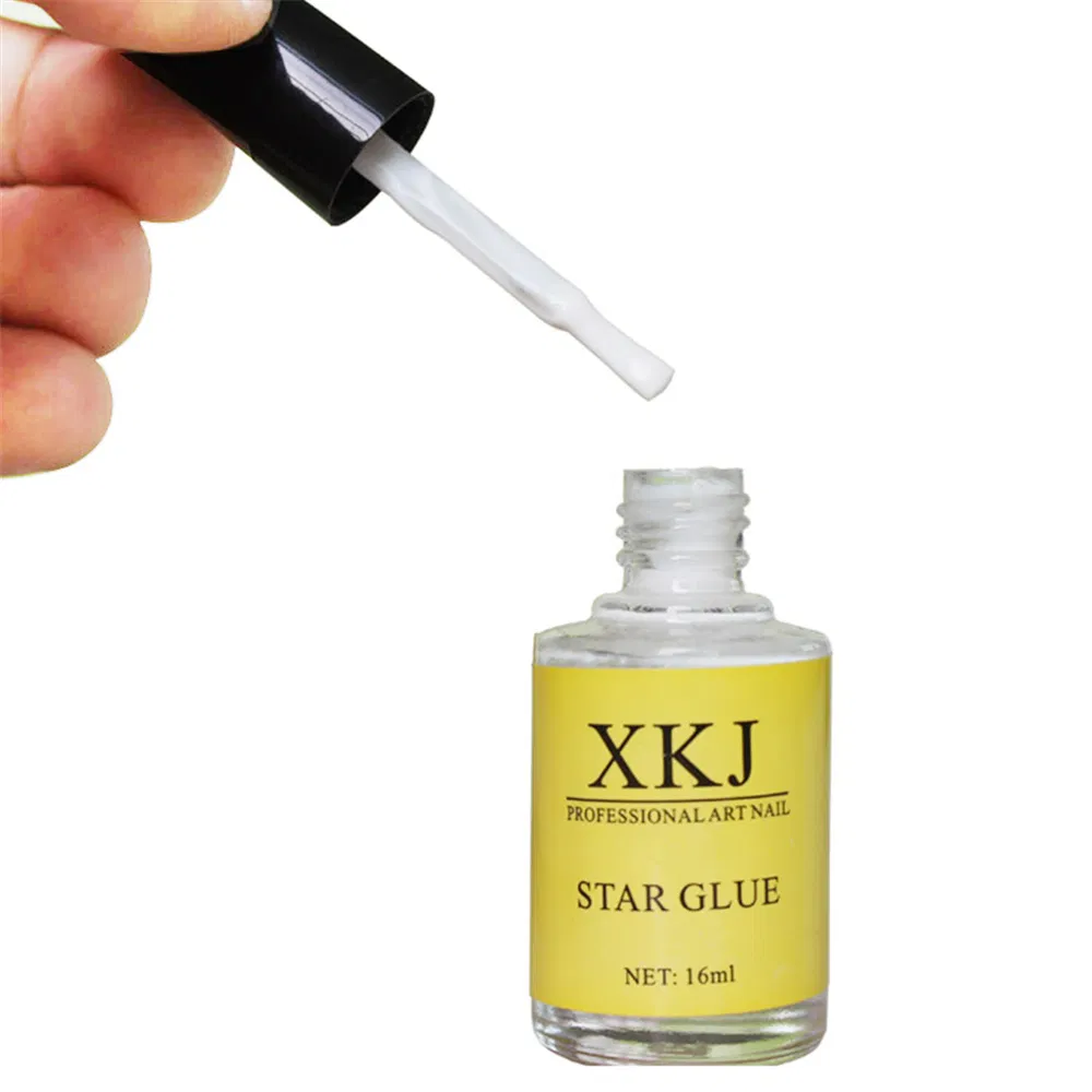 Wholesale Eco-Friendly Non Toxic Nail Star Glue Nail Foil Transfer Sticker Glue Nail Glue for Star Stikcer