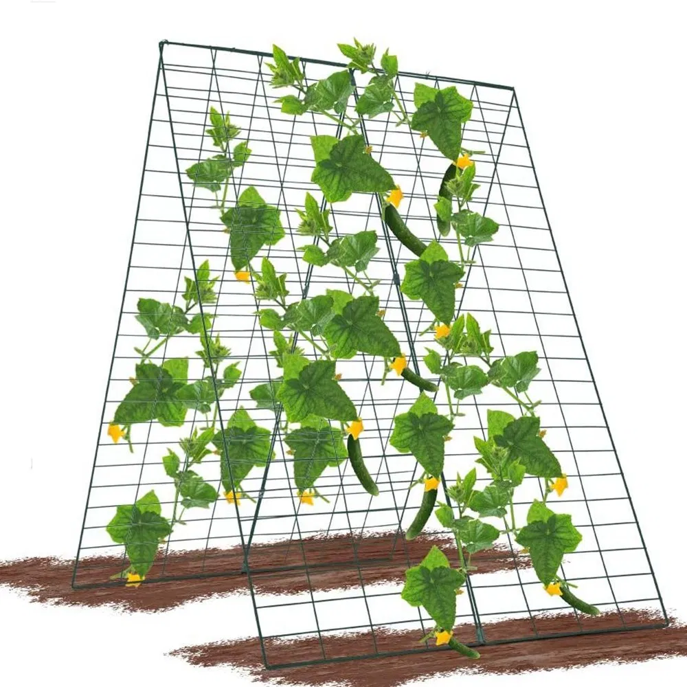 Folding Wire Wall Trellis Metal Garden Plants Support Trellis
