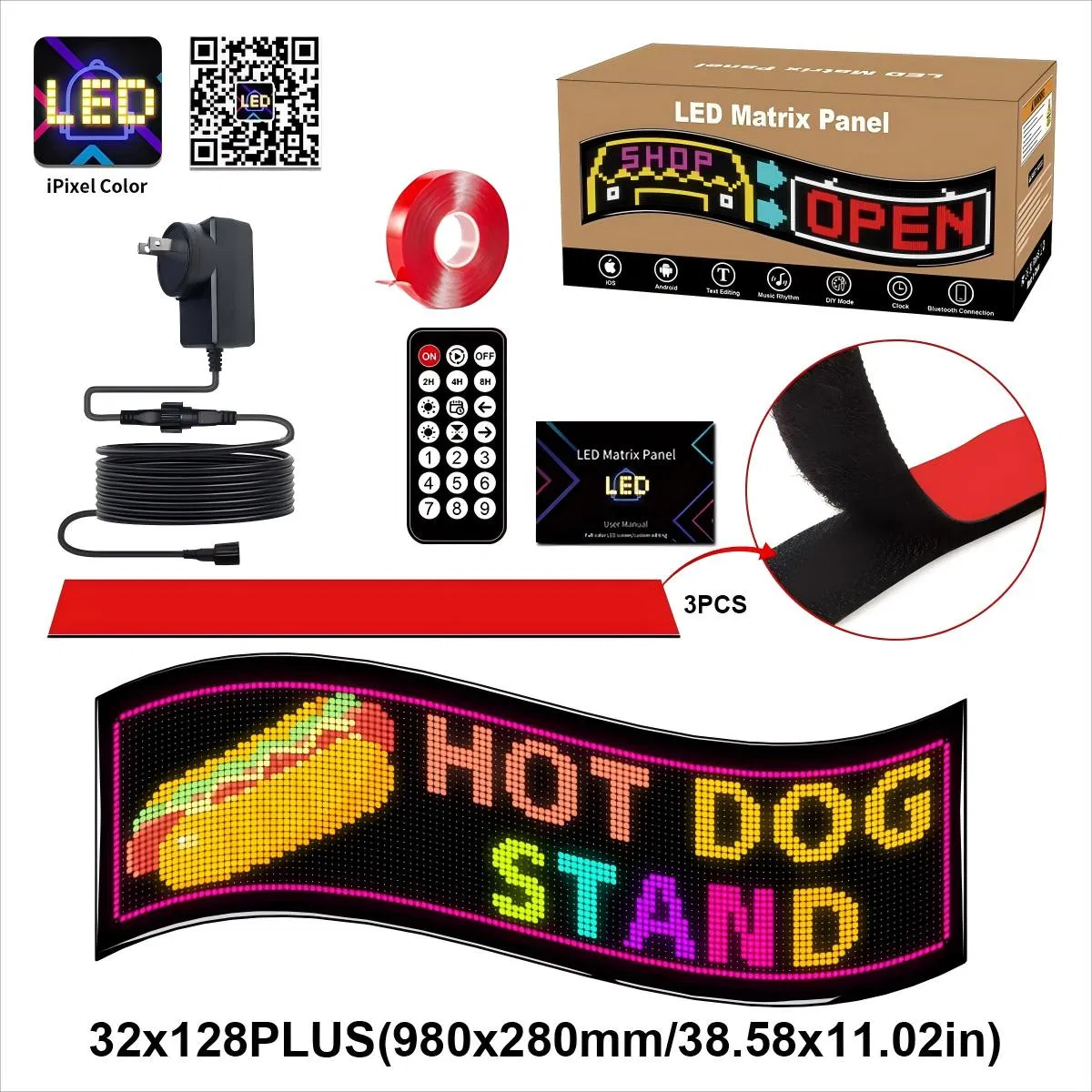 Versatile Programmable LED Billboard for Dynamic Marketing Displays