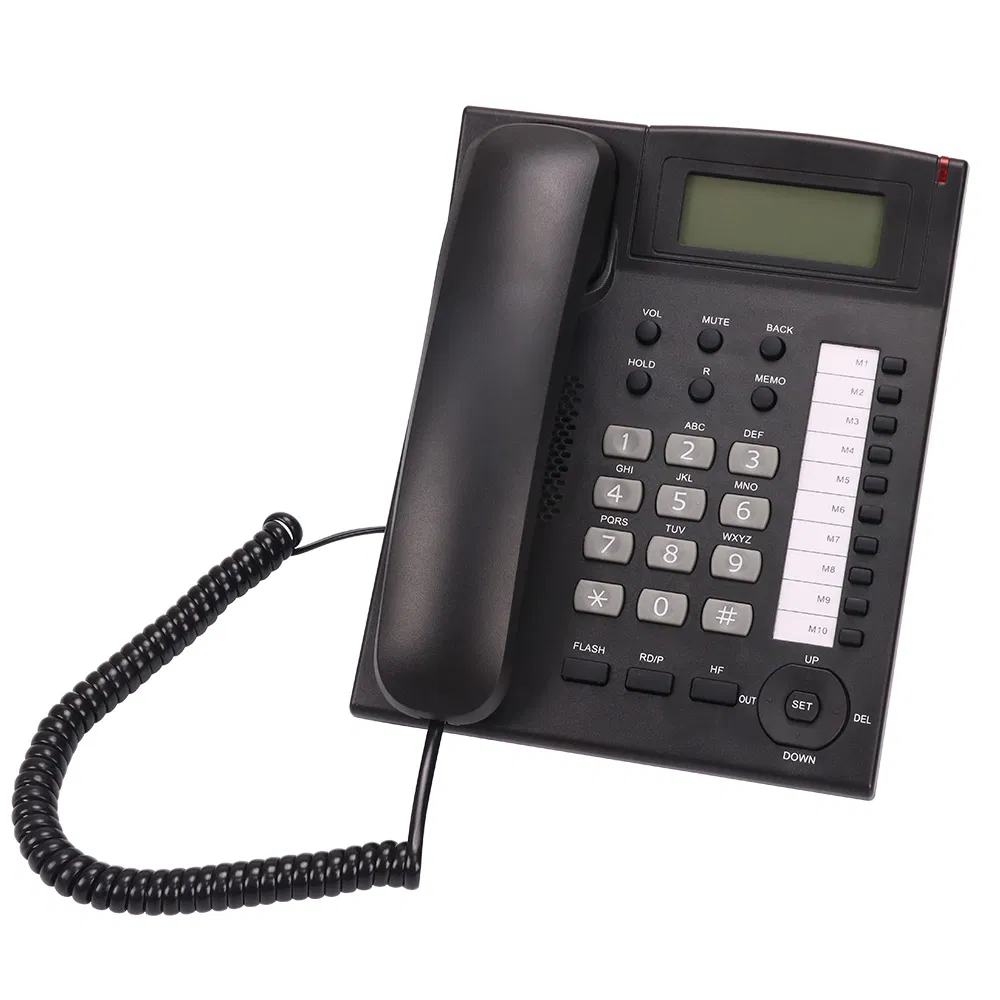 Top Quality Design Corded Caller ID Telephone with Two Way Speaker