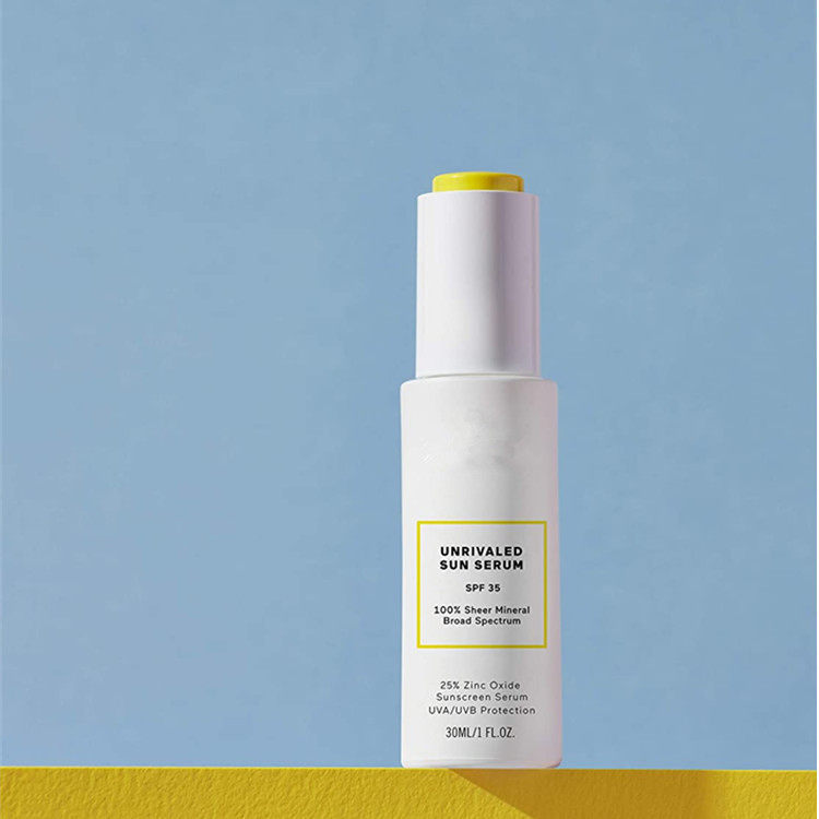 Custom Natural Vegan Unrivaled Sun Serum SPF 35 Mineral Sunscreen