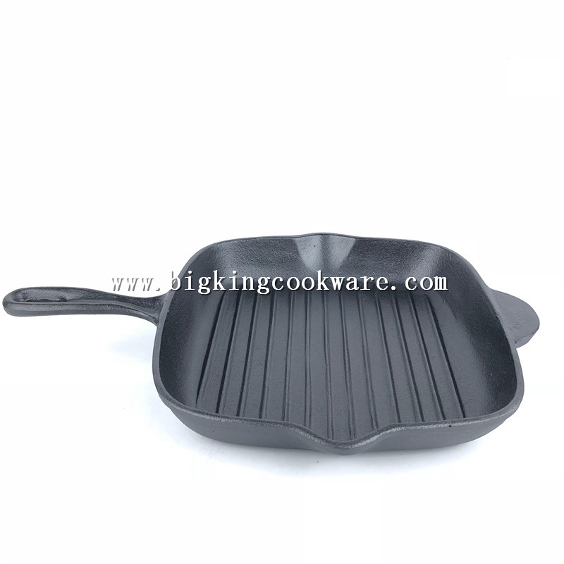 Cast Iron Steak Pan Striped Skillet