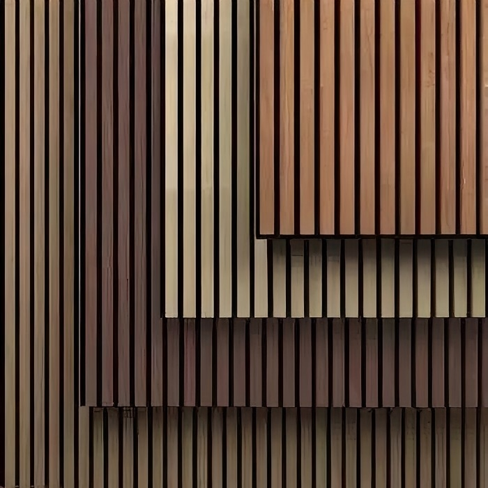 Modern Solid Wood Acoustic Panel Decorative Wall Ceiling Panels Hotel Household Use Soundproof Slatted Wooden Wall Panel Global Sell
