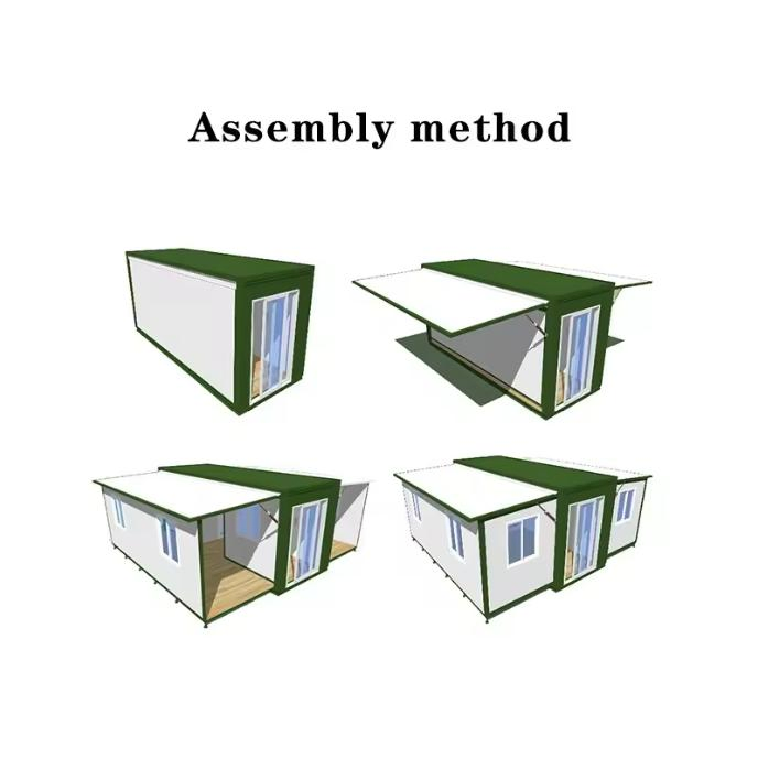 Tiny Modular House Prefab Prefabricated Home Shipping Luxury Expandable Container House