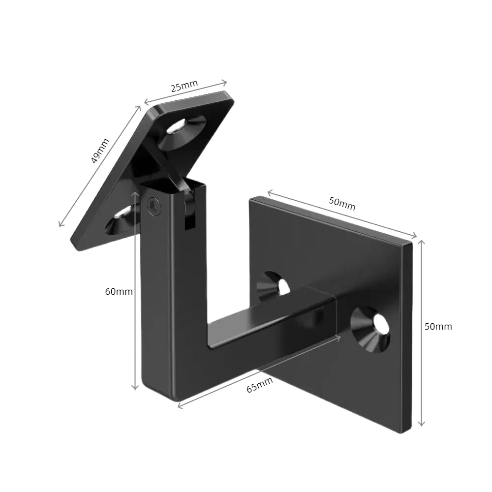 304 Stainless Adjustable Handrail Brackets for Stair Handrail