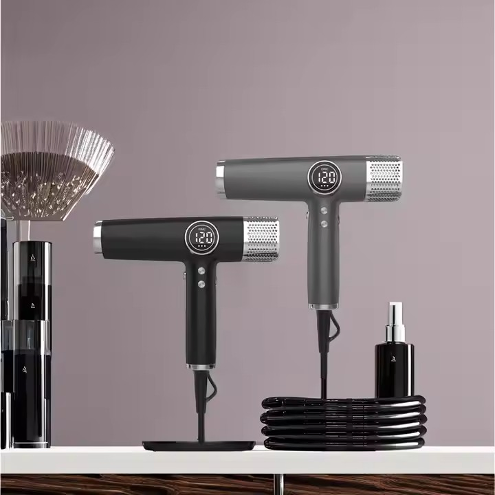 Best Selling Set Portable Quick Drying Low Noise Hair Dryer Magnetic Nozzle and Diffuser Negative Ion Hair Dryer