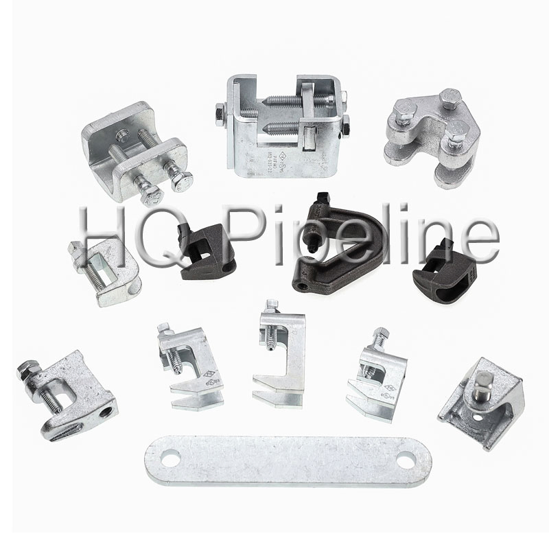 Strut Channel Fittings Galvanized Black Malleable Iron Pipe Beam Clamps