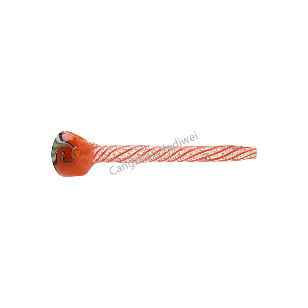 Spinning Airflow Glass Pipe Us Rod Color Glass Smoking Pipe Hand Pipe
