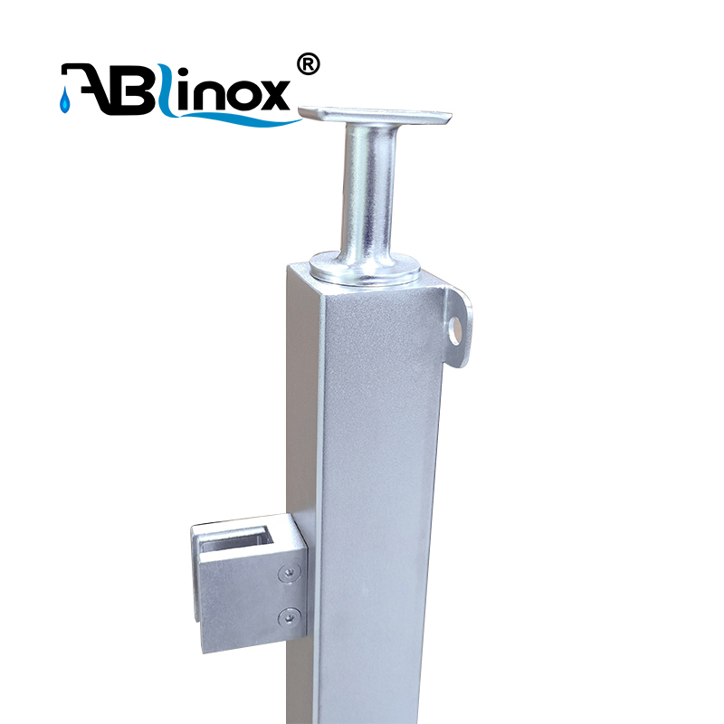 Customized CNC Machine Part Stainless Steel Handrail Balustrade with Sandblasted Surface