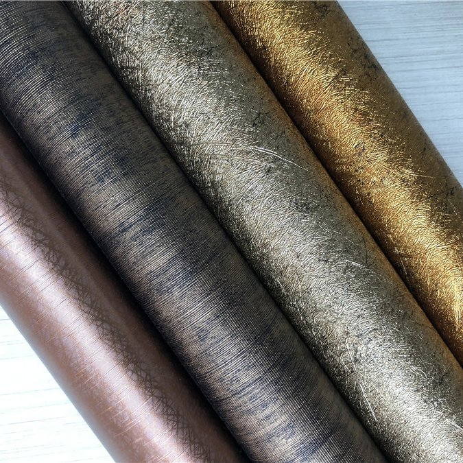 Huichuang Decorative Material PVC Film with Metallic Color Cabinet Boards
