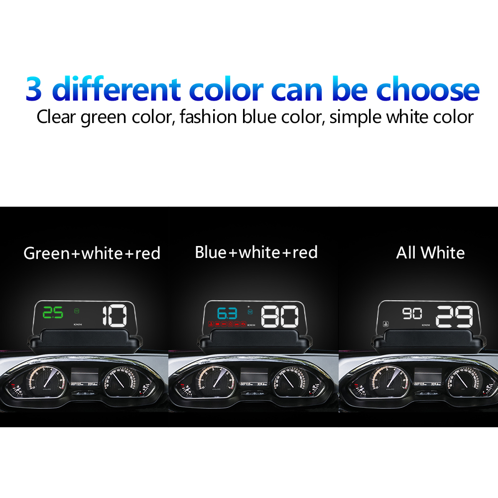 HUD дисплей автомобильный с GPS и TPMS C500