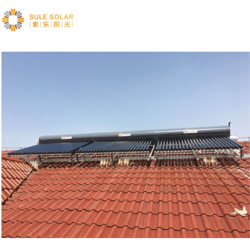 Бытовой солнечный водонагреватель Sule Solar с вакуумными трубками