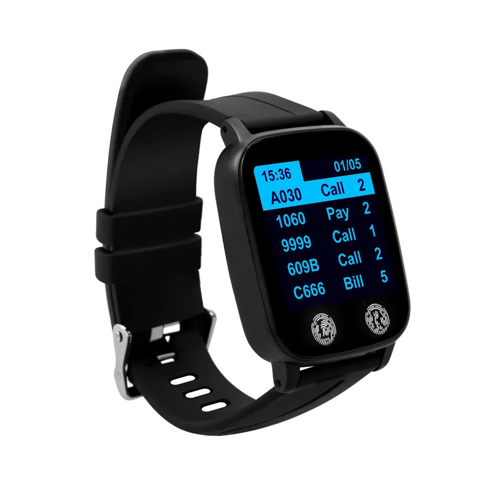 Ctw08 Waterproof Wrist Waiter Pager Wireless Call System for Restaurant Hotel