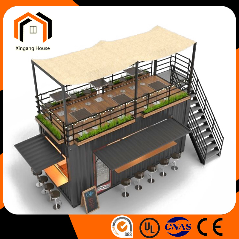Prefabricated House Factory Price Basic Customization Wooden Building Shipping Container Shop Portable Mobile Modular Prefab Shipping Container Homes
