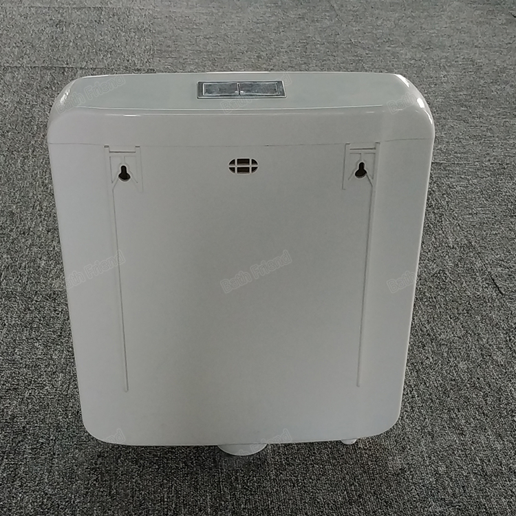 Modern Dual Flush Cistern, Plastic Material Flush Mechanism Water Tank for Squanting Toilet