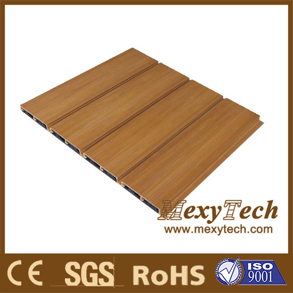 Flat Surface Indoor Wood Plastic Composite Wood Ceiling Decoration Panel