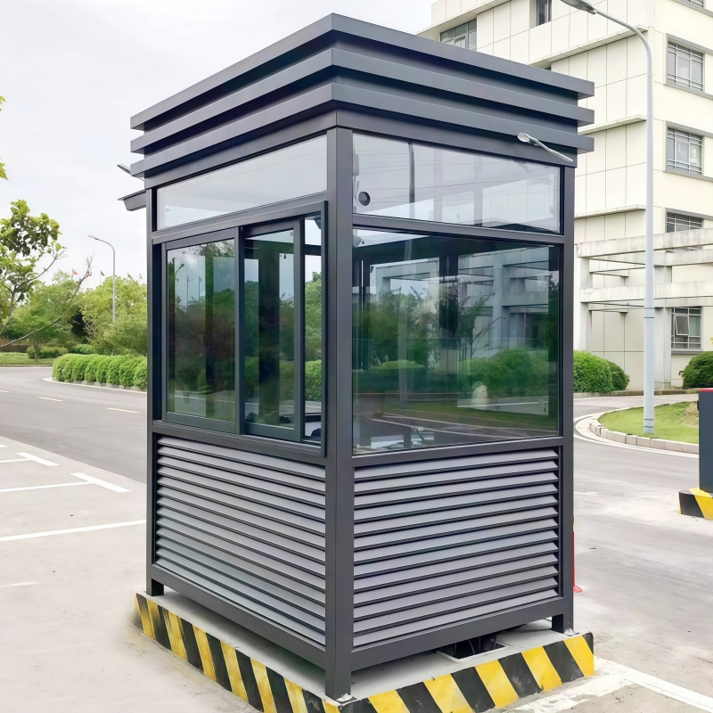 2m/2.5m Outdoor Practical Steel Structure Luxury Modular Mobile Modern Portable Prefab Sentry House for Prefabricated Booth Security Guard Service Kiosks