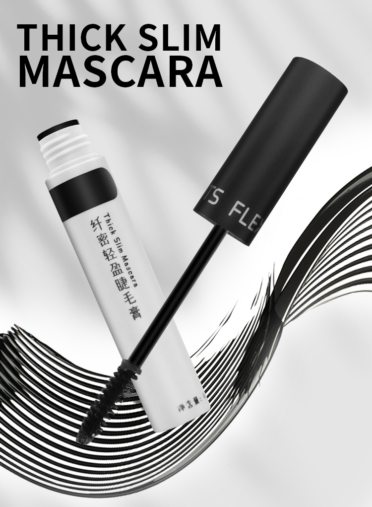 Cosmetics Thick Slim Mascara No Clumping Long-Lasting Makeup Anti-Blooming Mascara
