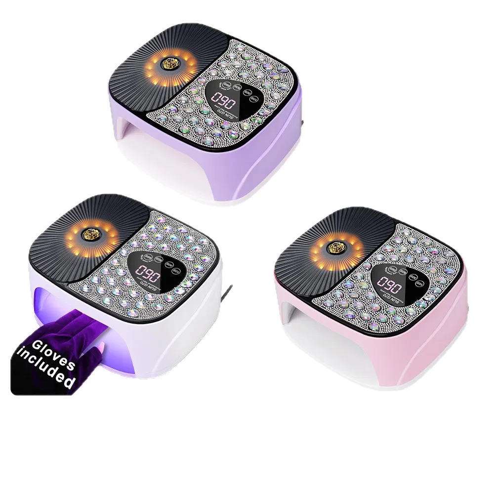 Hot New Sale Professional Beautiful LED Nail Lamp with Diamond