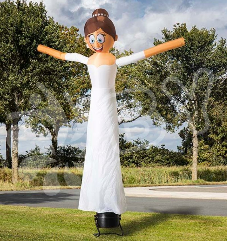 Inflatable Bride and Groom Character Model Outdoor Wedding Balloon Decoration Dancer