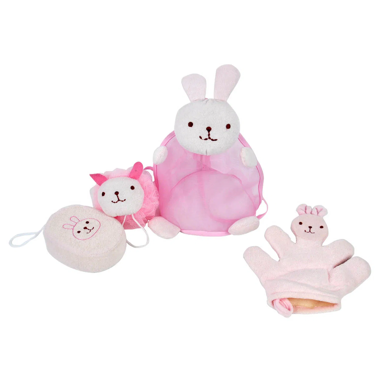 Cheap Factory Price 3PCS Set Customized Cartoon Body Bath Gift Set Wholesale SPA Gloves Sponge for Kids Body Exfoliating & Cleansing Bath Set