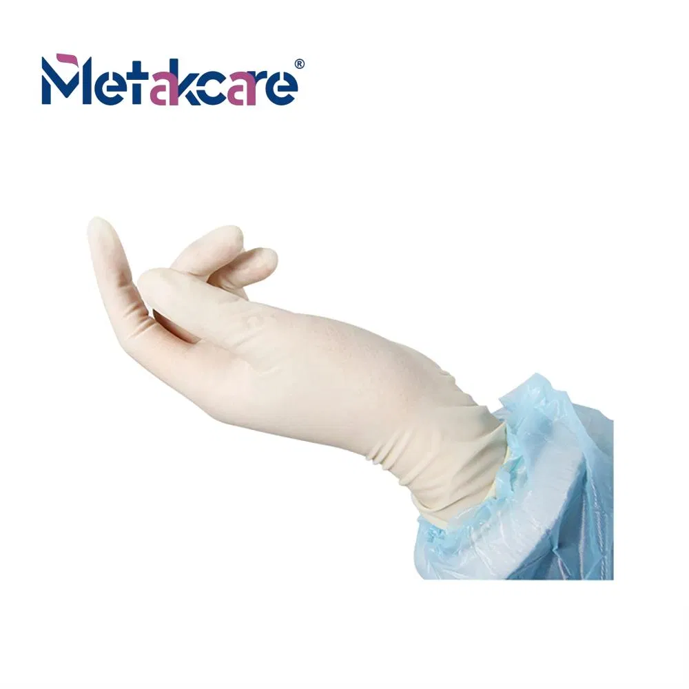 Disposable Medical Latex Gloves Powdered or Powder-Free Examination Gloves High Quality