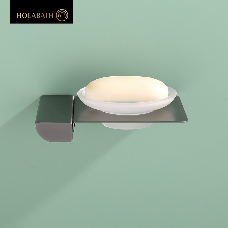 Мыльница с дозатором из нержавеющей стали