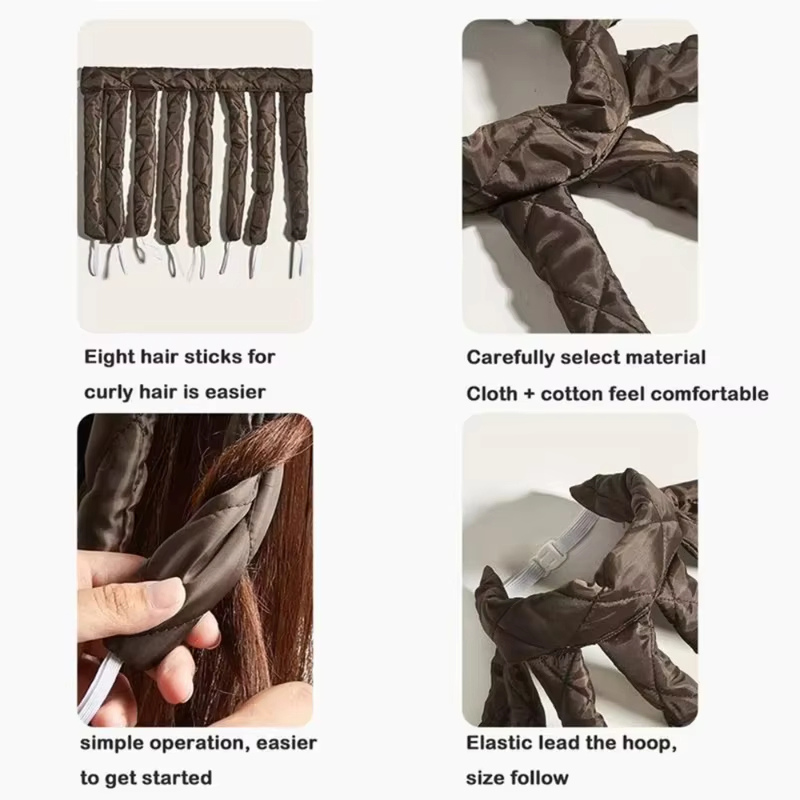 Бигуди-повязка 8 когтей для завивки без нагрева