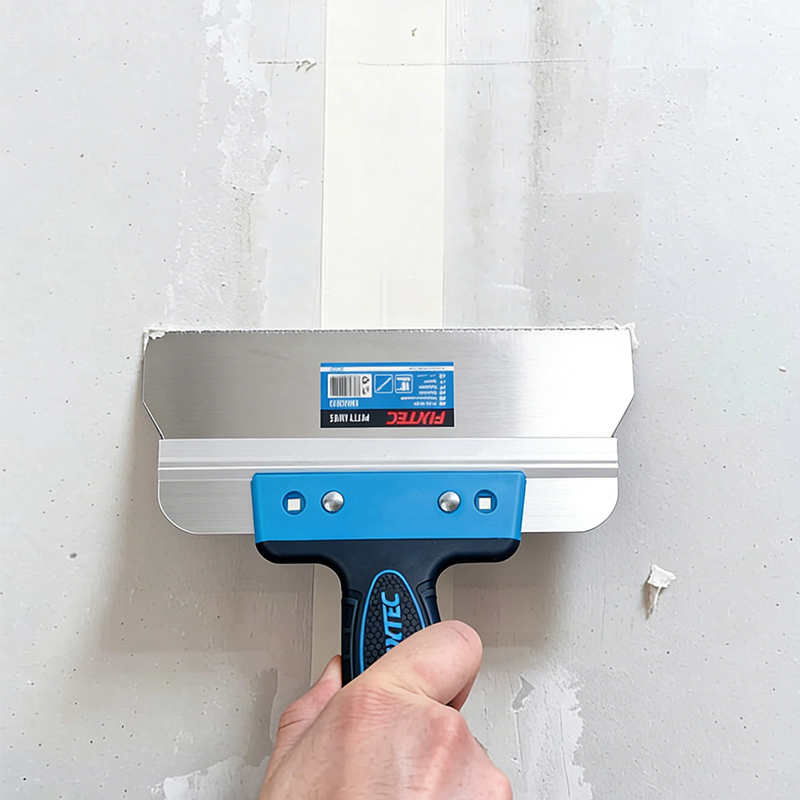 Fixtec Stainless Steel Scraper 8'' 10'' 12'' 14'' 16'' Taping Knife Drywall Plastering Trowel