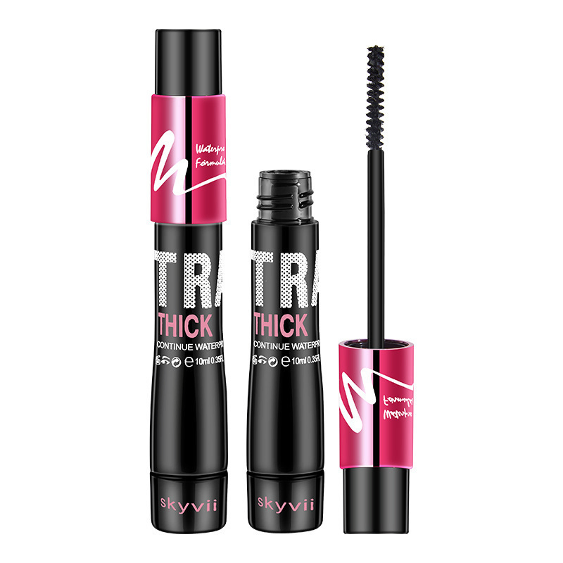 Premium 1+1 Fiber Mascara for Stunning Silk Lashes
