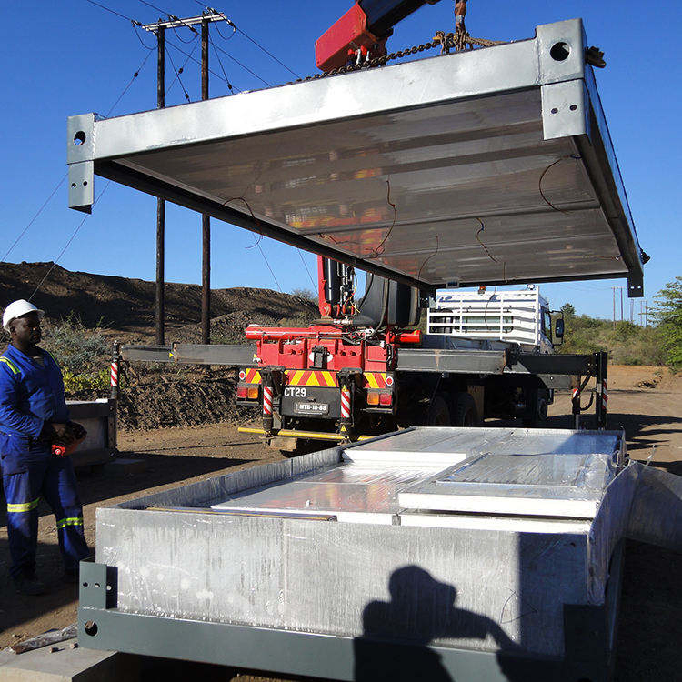 Prefab Container House Fire-Resistant Retail Stores Flat Pack Container House