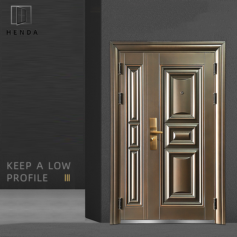 Building Material One and Half Leaf Steel Main Door with Good Price