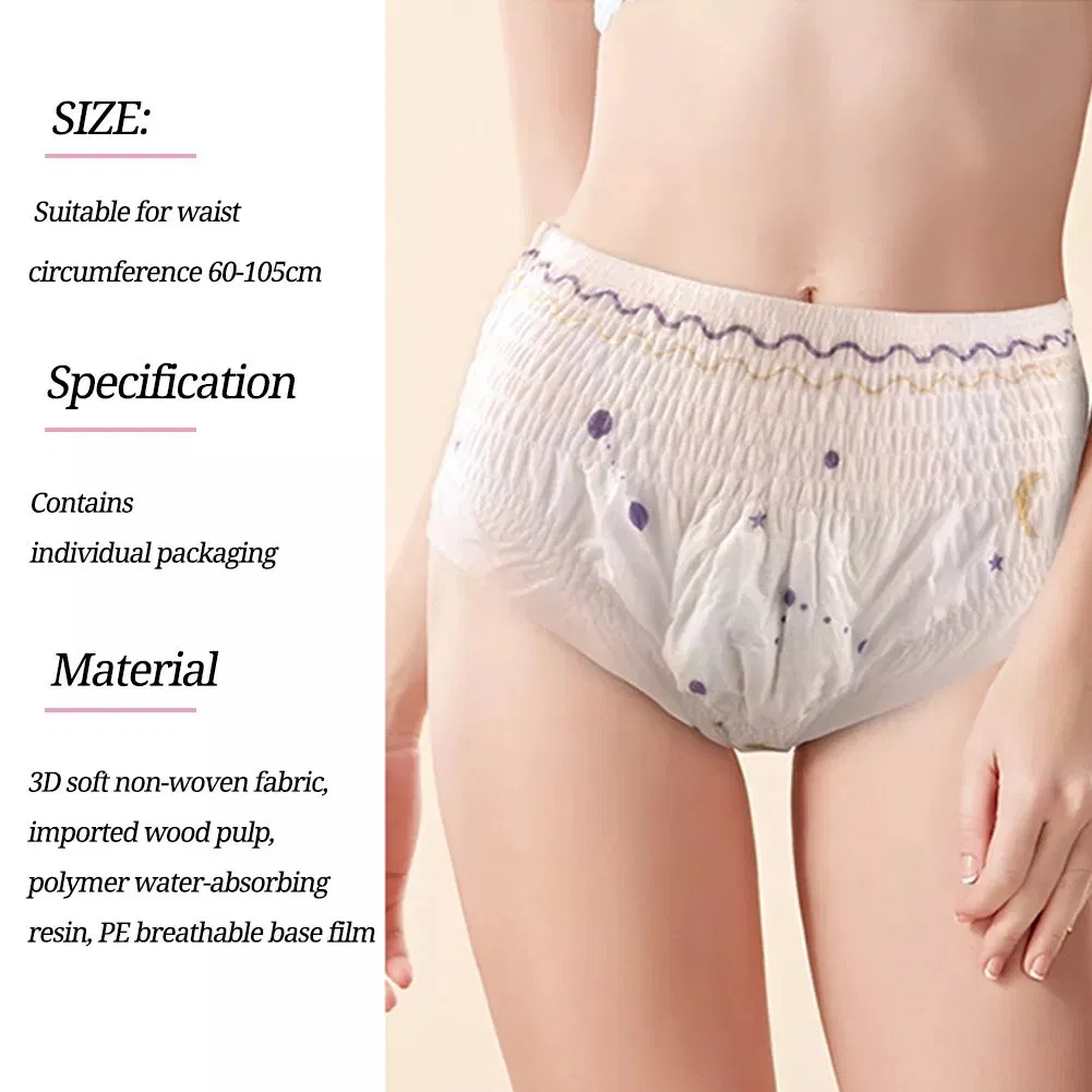 Disposable Underwear Pants Sanitary Napkin, Nightuse Sanitary Napkin Pants