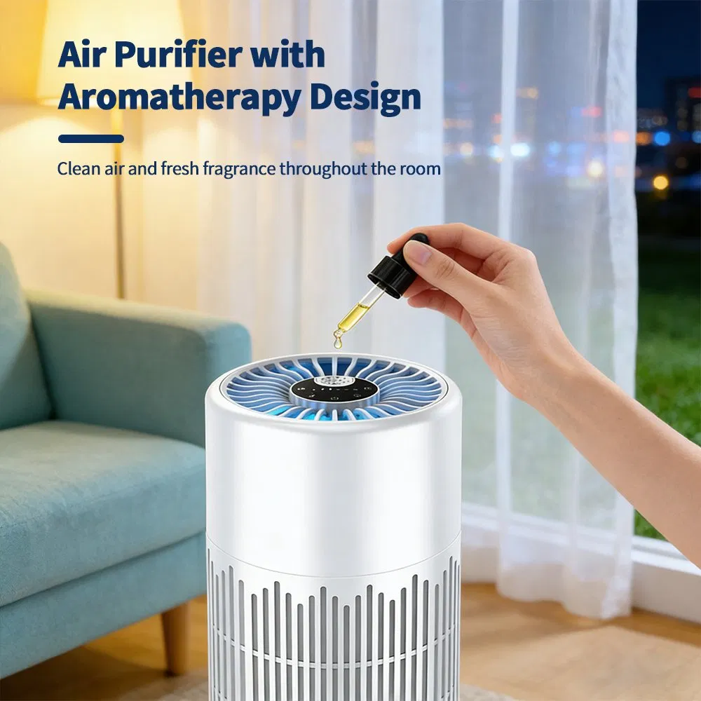 Портативный очиститель воздуха с УФ-стерилизацией и аромадиффузором