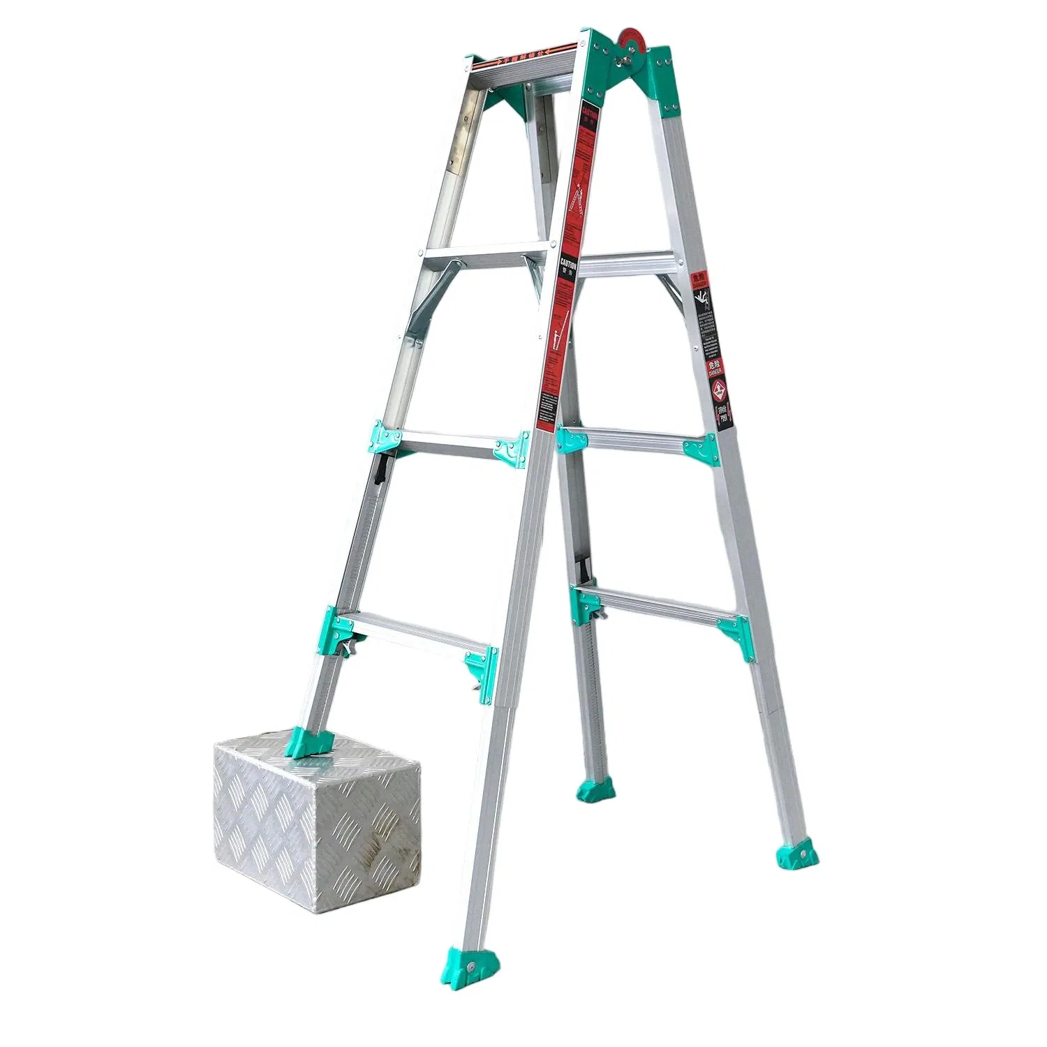 Household Use Multi Purpose Foldable Aluminum Ladder High Quality Telescopic Folding Ladder