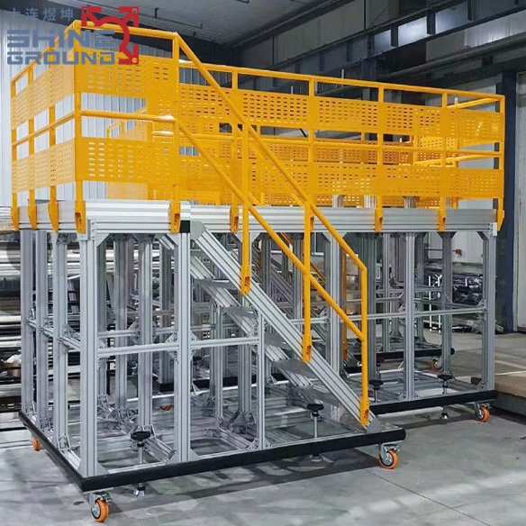 Heavy-Duty Aluminum Scissor Lift Table for Efficient Work Platforms