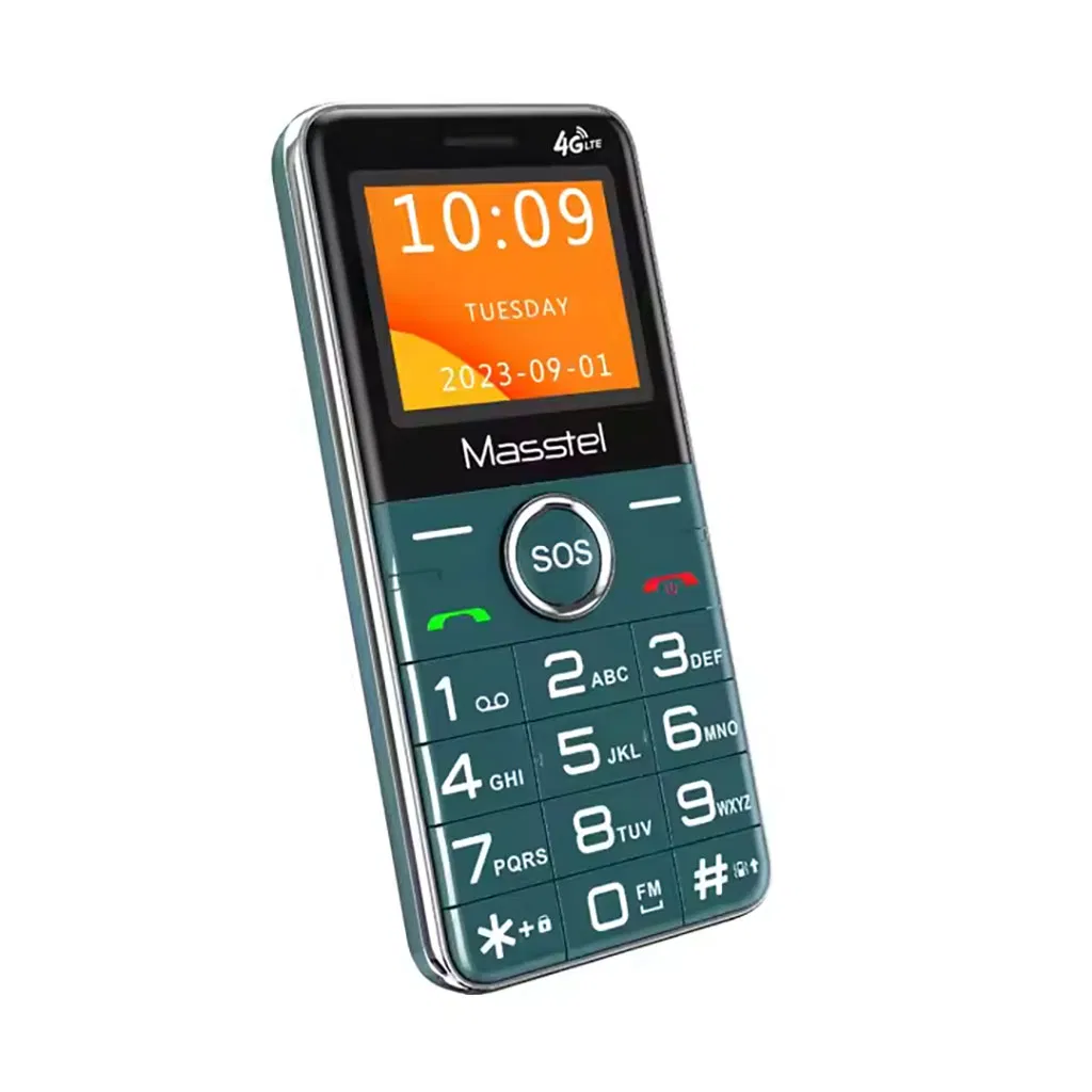 Кнопочный телефон для пожилых с двумя SIM-картами, 1.77''