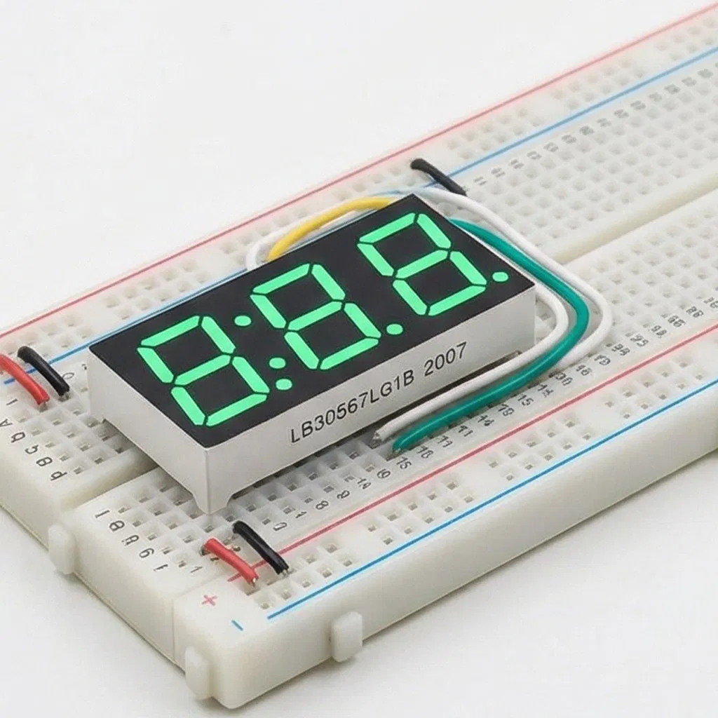 Green 0.4inch 3 Digit LED Display 7 Segment for Voltage Meter