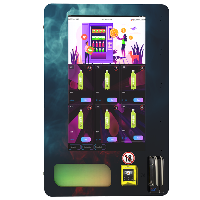 Black Wall Mounted Vending Machine for Vaper and Cigarette