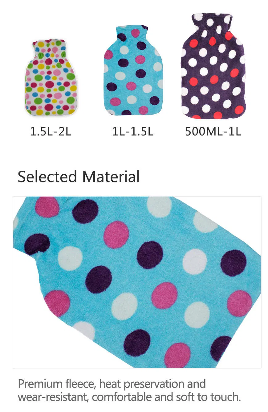 Hot Water Bag Hand Warmers Cover Soft Cloth