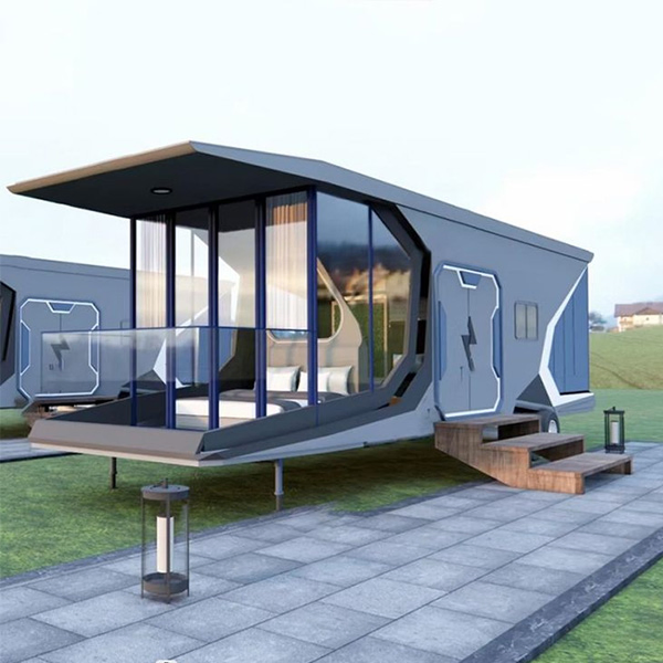 Convenient and Cost-Effective Mobile Houses Glass Homestay Buildings