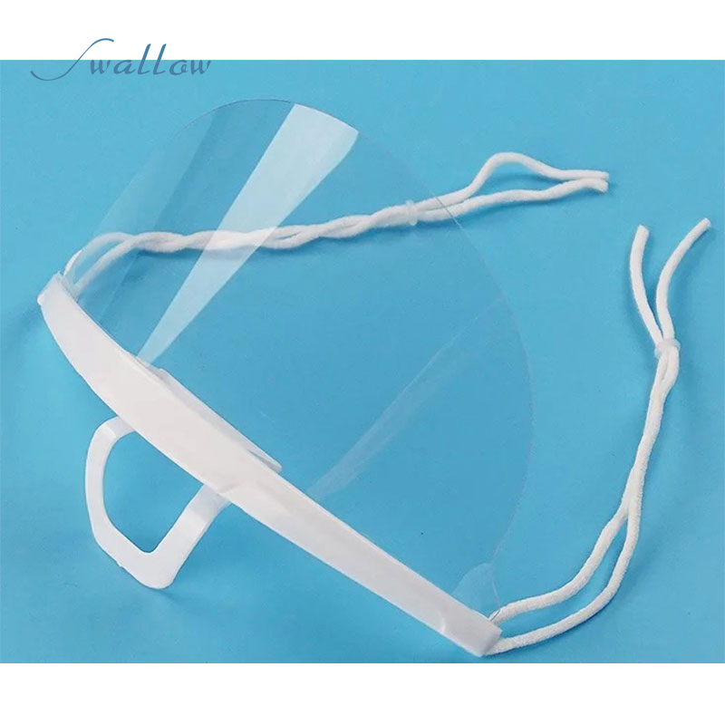 Plastic Anti-Fog Mouth Cover Transparent Mouth Shield for Food Service